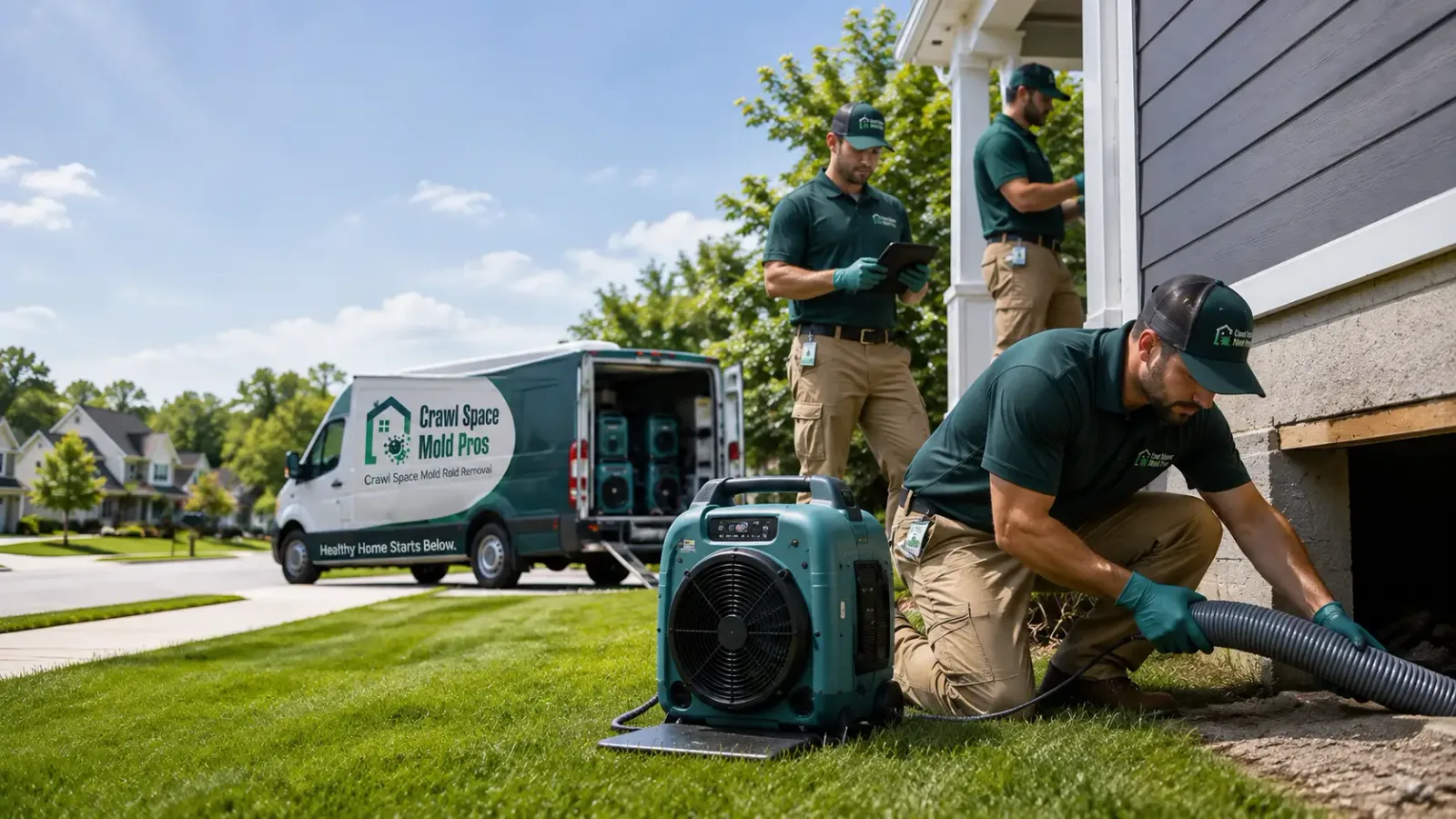 Crawl Space Mold Removal in Jackson, WY